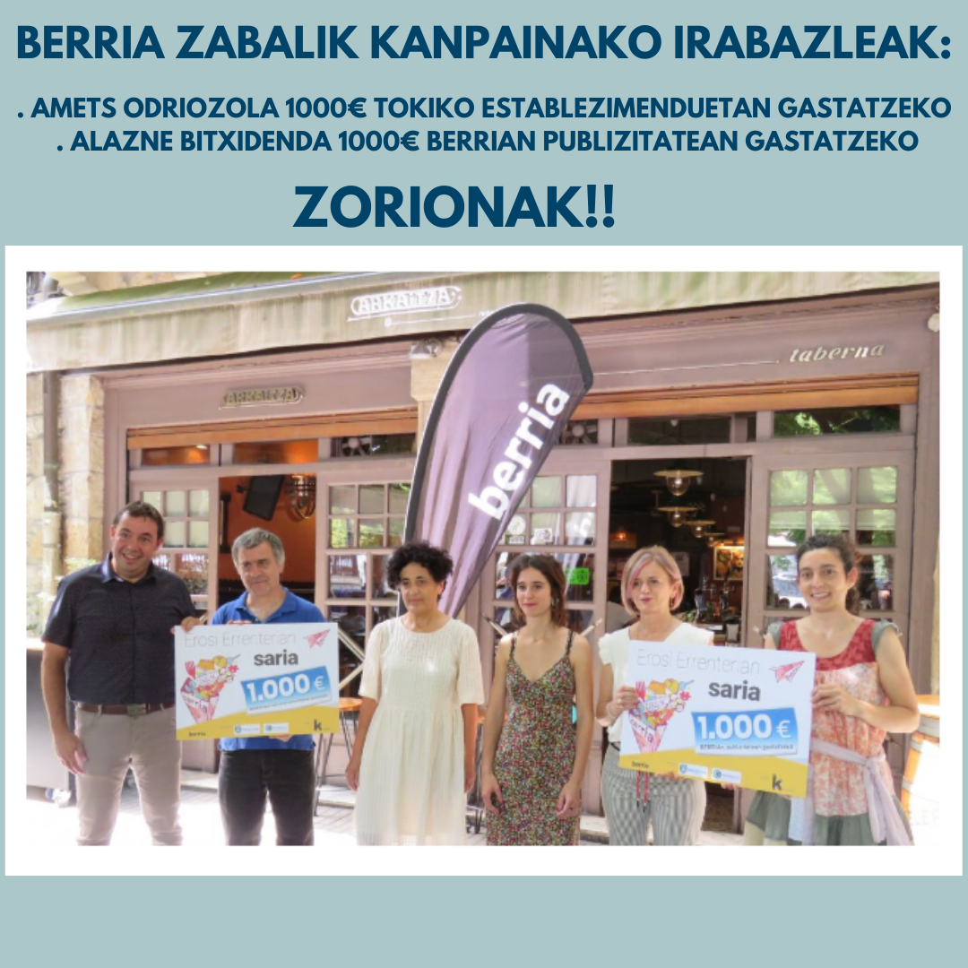 Campaña BERRIA ZABALIK